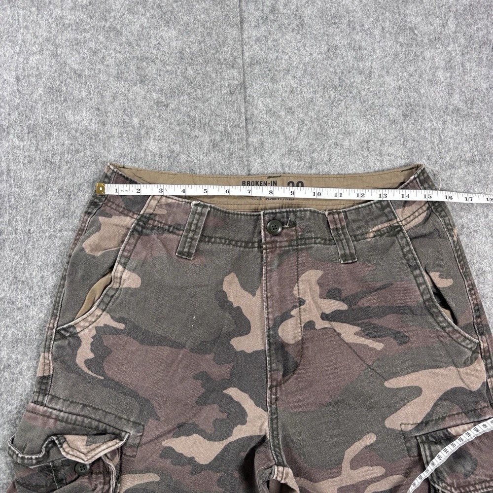 Gap Shorts Mens 30 Green Camo Cargo Army Utility Summer Casual Skate Punk - Picture 6 of 6